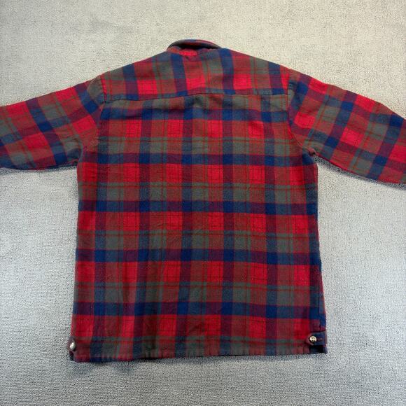 VTG Ruggedwear by b.o.g Men's Medium Flannel Shirt Red Plaid Medium Lumberjack - Picture 2 of 8